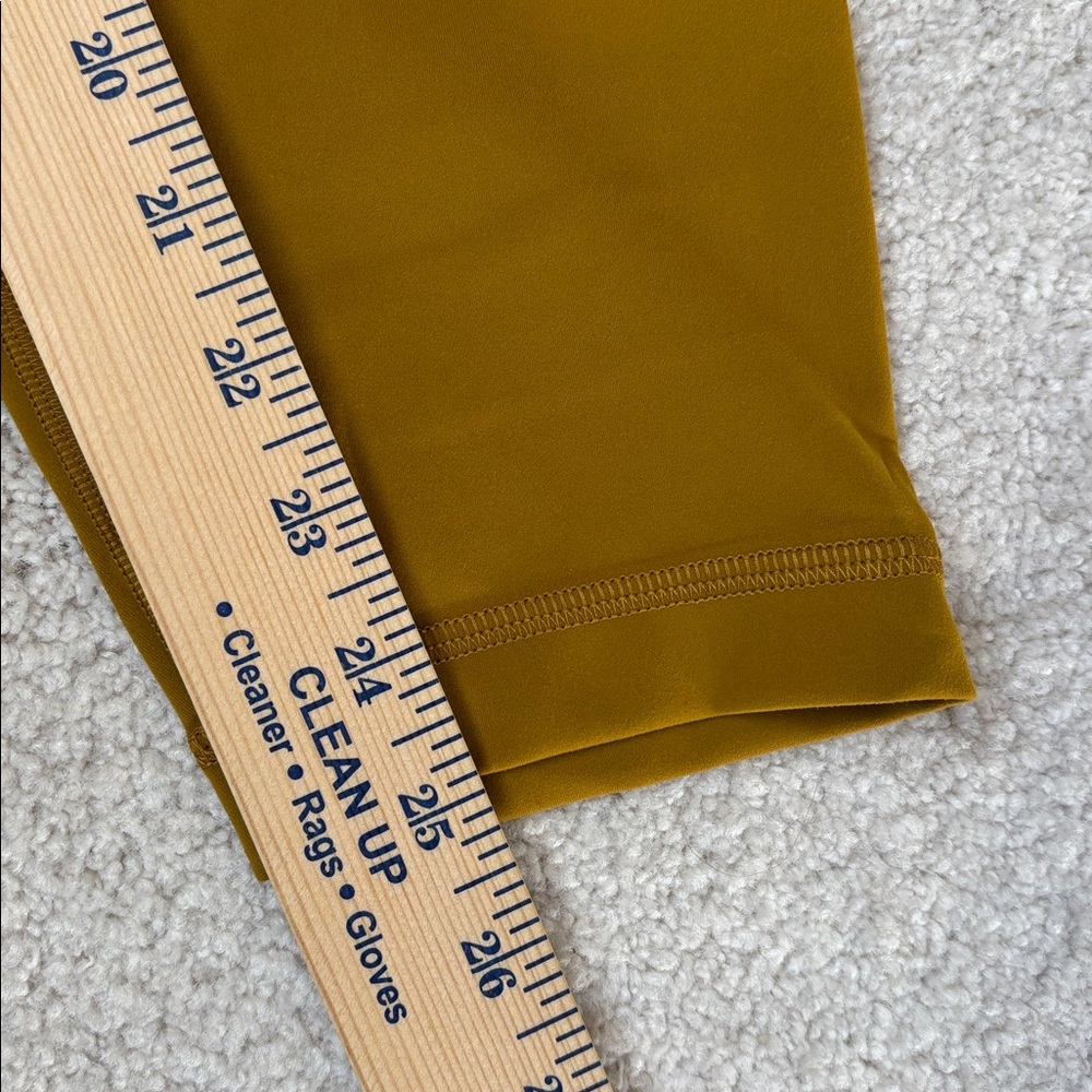 Lululemon Wunder Under Train High Rise 25” Leggings Gold Spice Workout Womens 14 - Picture 13 of 16
